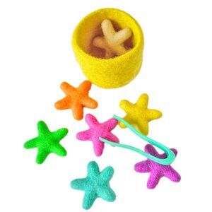 Lovevery Transfer Tweezers and Felt Stars